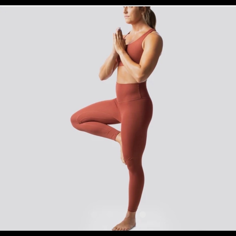 Born Primitive Your Go To Leggings Brick Red